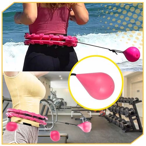 HULA HOP Z OBCIĄŻENIEM Odchudzające Obciążnikiem Smart z Wypustkami HULAHOP na Arena.pl