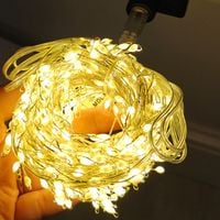 zewnętrzne/wewnętrzne lampki choinkowe ryż 450 led 17m, barwa ciepłe białe