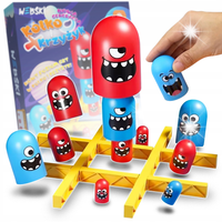 GRA Logiczna KÓŁKO I KRZYŻYK Towarzyska GOBBLE GAME Rodzinna TIC TAC TOE