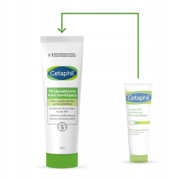 Zestaw Cetaphil EM Emulsja i PS Lipoaktywny krem zdjęcie 11
