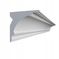 Listwa karniszowa LED 2m DLO21 6cm x 6cm maskownica osłona szyny ozdobna