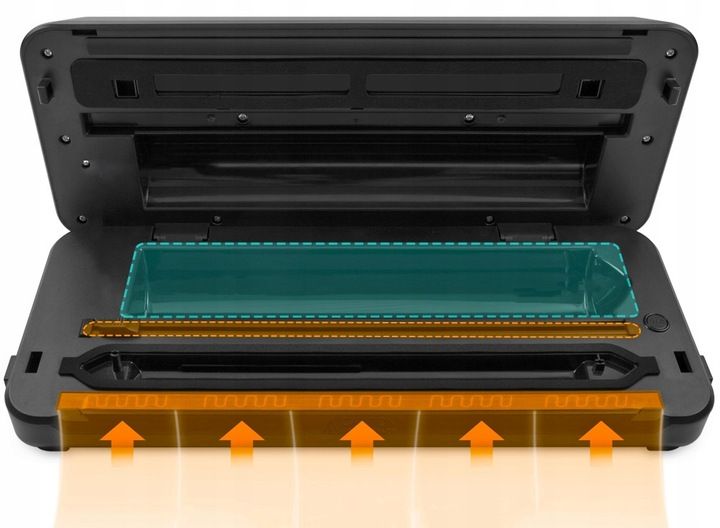 Zgrzewarka próżniowa Pakowarka żywności Automatyczna Roczny zapas folii 26m zdjęcie 12