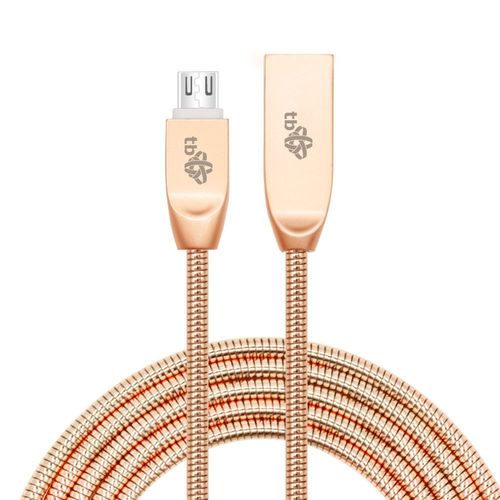 Kabel USB-Micro USB 1m metalowy miedziany na Arena.pl