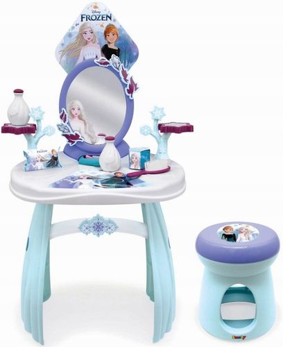 Smoby Toaletka Disney Kraina Lodu Salon Piękności Frozen 10 Akc Taboret na Arena.pl
