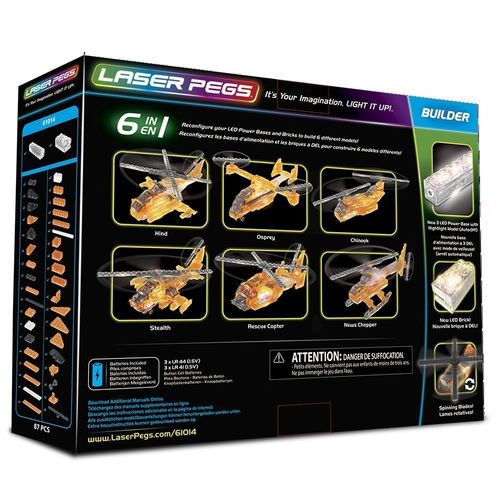 Laser Pegs 6 in 1 Rescue Copeter na Arena.pl