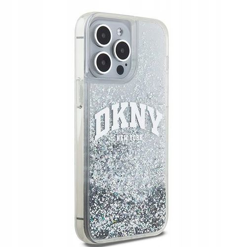 Etui do iPhone 15 Pro Max DKNY Liquid Glitter Case Cover Plecki Białe na Arena.pl