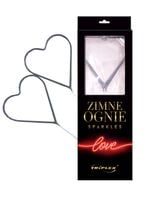 zimne ognie 40cm serce 2 szt. txf-28-1