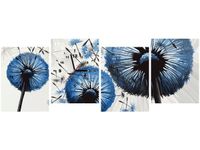 45CM 120CM ZEGAR 4 ELEM DMUCHAWCE NIEBIESKIM KOLORZE ŚCIENNY