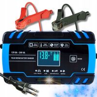 2X PROSTOWNIK 8A AUTOMATYCZNY PROSTOWNIK AKUMULATOROWY LCD + FUNKCJA NAPRAW