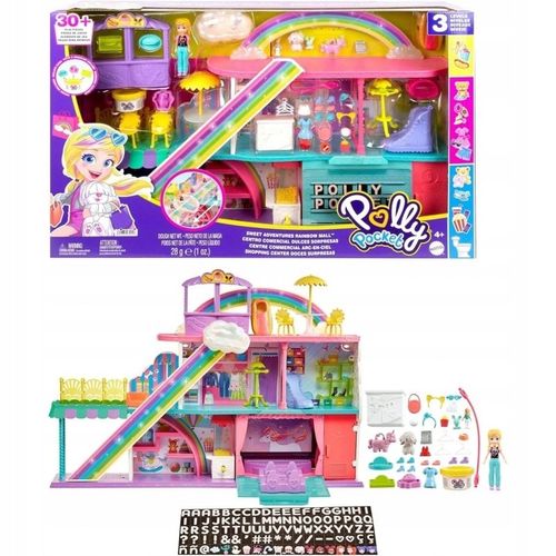 Polly Pocket Tęczowe Centrum Handlowe Zestaw na Arena.pl
