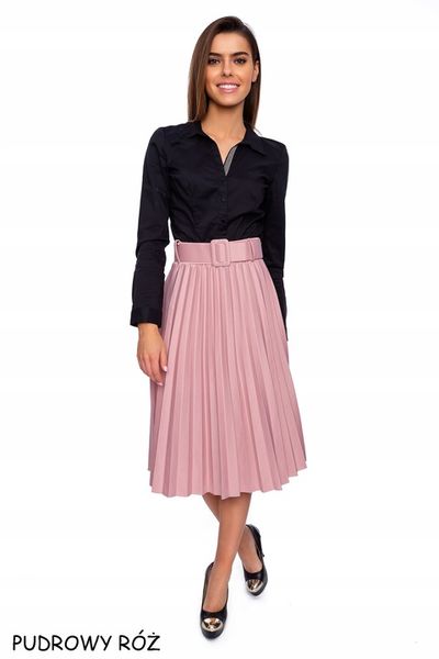 802___SPÓDNICA PLISOWANA PASEK GUMKA zdjęcie 4