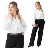 Bluzka damska elegancka wiązana pod szyją POLSKI PRODUCENT duże