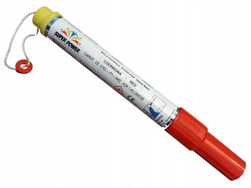 CZERWONA RACA MORSKA METALOWA ELIOS FDF 60s 1 sztuka FLARA DLA KIBICÓW na Arena.pl