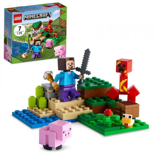 Klocki Minecraft 21177 Zasadzka Creepera na Arena.pl