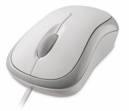 Mysz Microsoft Basic Optical (P58-00060) Biała na Arena.pl