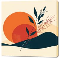 Obraz 100x100cm Zmierzch w Ciszy