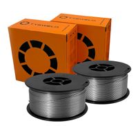 Zestaw 2x drut spawalniczy MIG samoosłonowy fi 0,8 mm 1 kg FLUX | TYSWELD