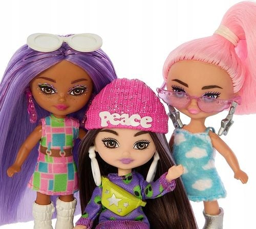 LALKA BARBIE EXTRA MINI MINIS zestaw 5 lalek na Arena.pl