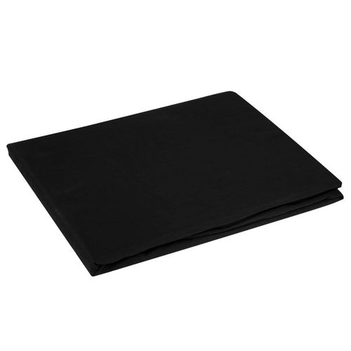 Prześcieradło satynowe 100% bawełna z gumką Eurofirany NOVA3 100X200 czarny na Arena.pl