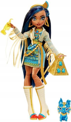 Monster High Cleo De Nile Lalka Modowa Zestaw AKCESORIA HHK54 MATTEL na Arena.pl