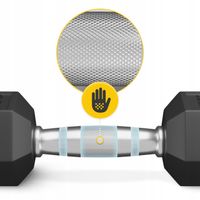 HANTLA HANTELEK ŻELIWNY GUMOWANY HANTEL HANTLE HEX SOLIDNY WYTRZYMAŁY 10 kg