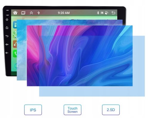 RADIO SAMOCHODOWE 2 DIN 4GB/64GB ANDROID AUTO CARPLAY ANDROID 13 RDSDSP 10" na Arena.pl