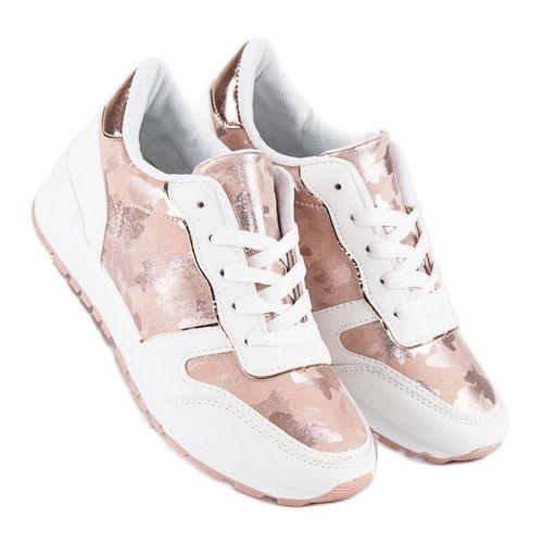 Białe sznurowane trampki r.40 na Arena.pl