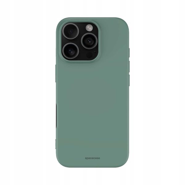 Spacecase Silicone Case Iphone 16 Pro Max Dark Green zdjęcie 4