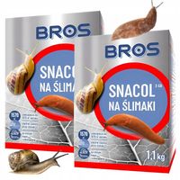 BROS Na Ślimaki Snacol SKUTECZNY Granulat Trutka do 1570m2 Uprawy 2.2kg