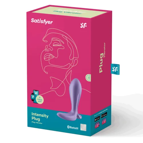 satisfyer intensity - korek analny silikonowy z aplikacją bluetooth na Arena.pl
