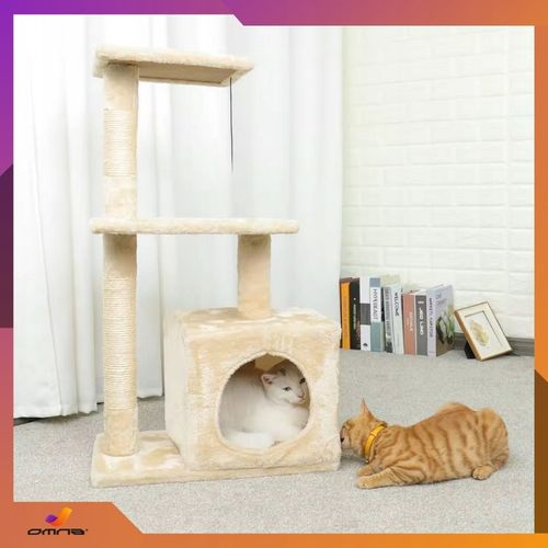 Drapak dla kota duży wysoki drzewko domek budka legowisko słupek mysz walec na Arena.pl