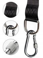 ZESTAW DO MOCOWANIA HAMAKA - PASY Z KARABIŃCZYKAMI - UDŹWIG 1000kg