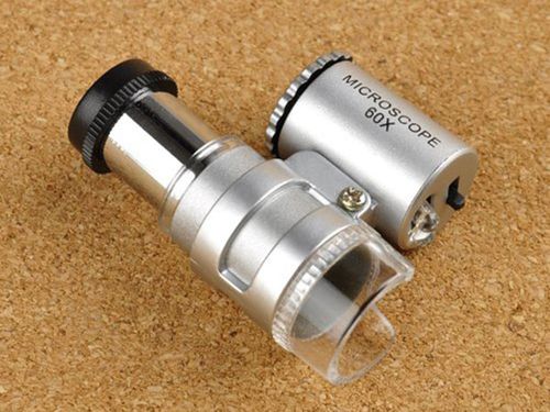 QIKtech Mini Mikroskop precyzyjny lupa zegarmistrzowska 60x powiększenie na Arena.pl