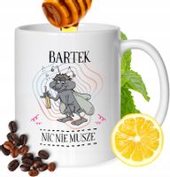 Kubek Dla Bartka Kolegi Przyjaciela Męża Z Nadrukiem Prezent Biały 330Ml