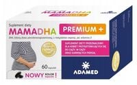 MamaDHA Premium+ DHA witaminy dla mamy 60 kapsułek