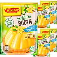 Winiary Budyń bez dodatku cukru smak waniliowy 35 g x 5 sztuk