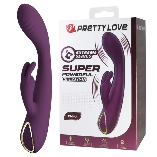 Pretty Love Emma – Powerful Silicone Rabbit Vibrator zdjęcie 1