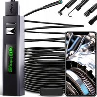 KAMERA ENDOSKOPOWA INSPEKCYJNA WARSZTATOWA TELEFON PC 3w1 ANDROID iOS Wi-Fi