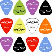 Harley Benton kostki gitarowe 0,58-1,5mm nylon MIX Zestaw uniwersalny 12szt