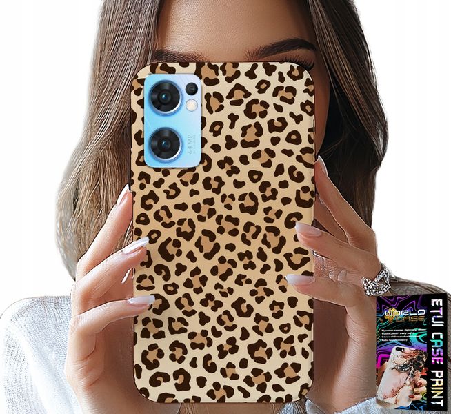 ETUI DO OPPO RENO7 5G - PLECKI W PANTERKĘ MODNE KOBIECE WZORY zdjęcie 1