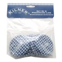 Zestaw 6 pokrywek 6x63mm KILNER