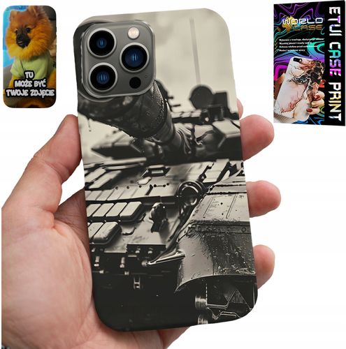 ETUI DO IPHONE 13 PRO - CZOŁG POJAZDY WOJSKOWE MILITARIA + SZKŁO na Arena.pl