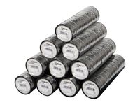 Taśma izolacyjna klejąca 0,13mm/19mm/10m - czarna wielopak