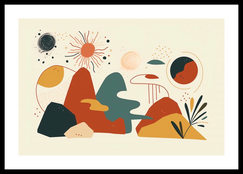 Plakat 45x30cm Kosmos Barw zdjęcie 3