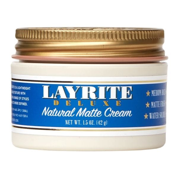 LAYRITE NATURAL MATTE CREAM - Naturalnie Matowa Pomada do Włosów 42 g zdjęcie 1