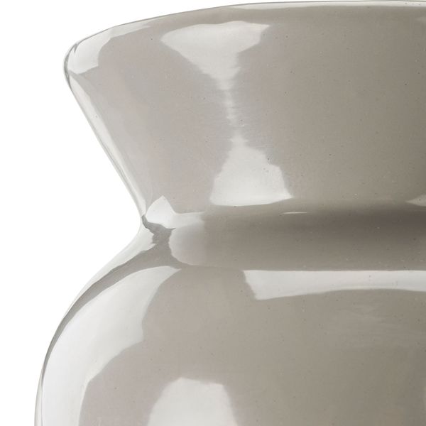 Wazon Ceramiczny Baryłka  Szary flakon zdjęcie 4