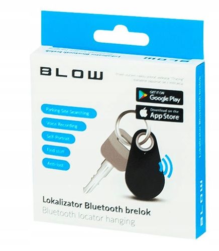 74-013# Brelok lokalizator kluczy bluetooth niebieski na Arena.pl