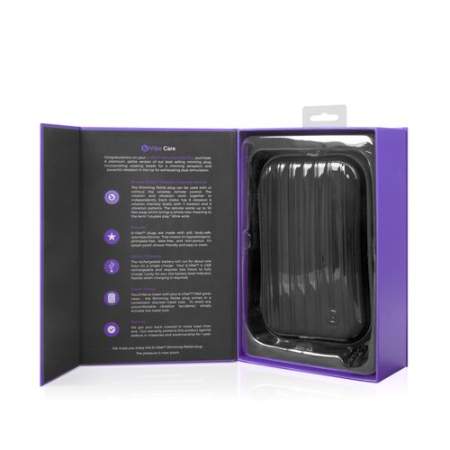 Plug analny - B-Vibe Rimming Petite Remote Control Plug na Arena.pl