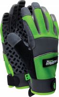 RĘKAWICE OCHRONNE ROBOCZE SYNTETYCZNE HI-VIS GRIPPER STALCO 10 XL