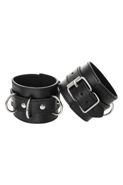 Anonymo Handcuffs, Pu Leather, Black zdjęcie 12